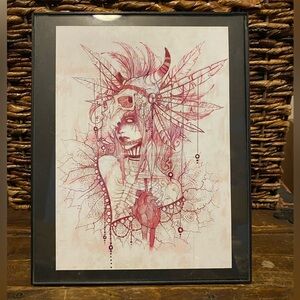 Beautiful, Emo, Framed Print